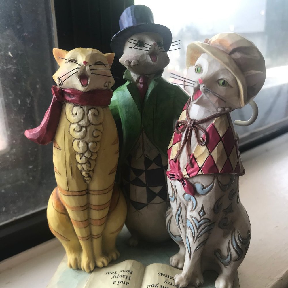 Jim Shore Heartwood Creak "Caroling Cats"